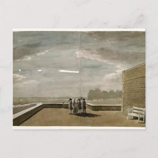 Der Meteor von August 18, 1783, wie aus dem Ea ges Postkarte (Vorderseite)