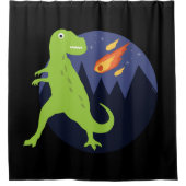 Der Meteorit der fest Duschvorhang (Vorderseite)