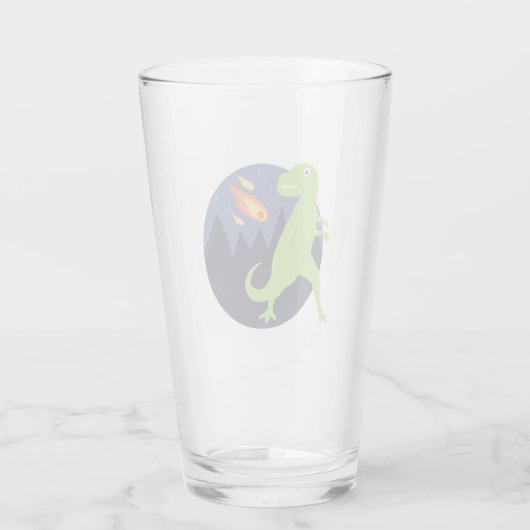 Der Meteorit der fest Glas (Rückseite)