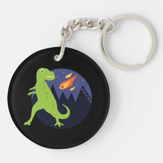 Der Meteorit der fest Schlüsselanhänger (Rückseite)