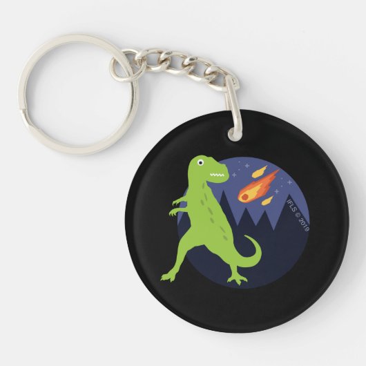 Der Meteorit der fest Schlüsselanhänger (Vorderseite)