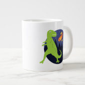 Der Meteorit, der steckte Jumbo-Tasse (Vorderseite Rechts)