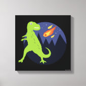 Der Meteorit, der steckte Leinwanddruck (Vorderseite)