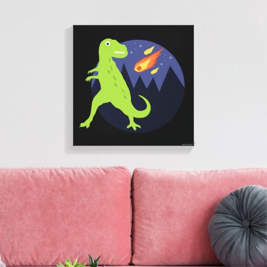 Der Meteorit, der steckte Leinwanddruck (Insitu (Wohnzimmer))