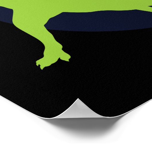 Der Meteorit, der steckte Poster (Ecke)