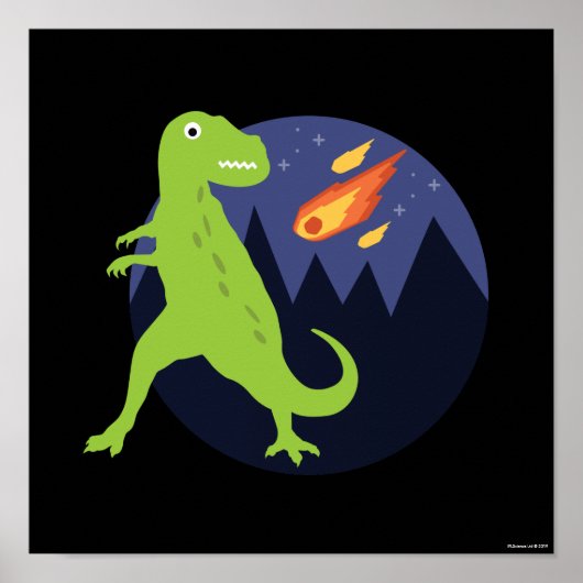 Der Meteorit, der steckte Poster (Vorne)