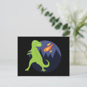 Der Meteorit, der steckte Postkarte (Stehend Vorderseite)