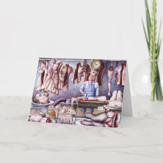 Der Metzger der Familie Karte