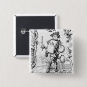 Der Metzger, veröffentlicht 1746 Button (Vorne & Hinten)