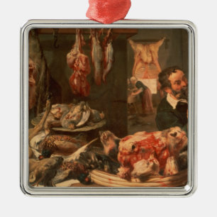 Der Metzgerei Ornament Aus Metall