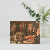 Der Metzgerladen Postkarte (Stehend Vorderseite)