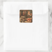 Der Metzgerladen Quadratischer Aufkleber (Tasche)
