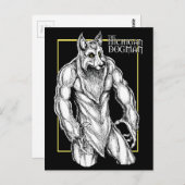 Der Michigan Dogman Postkarte (Vorne/Hinten)