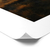 Der Michigan-See im späten Herbst Poster (Ecke)