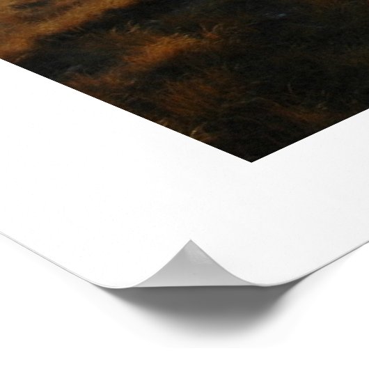 Der Michigan-See im späten Herbst Poster (Ecke)