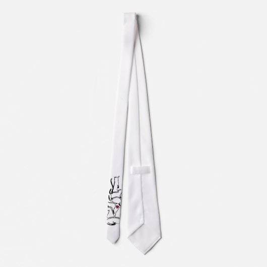 Der Miezekatze-Stapel Krawatte (Rückseite)