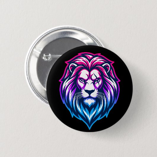 Der Mighty Lion - Androgyn Edition Button (Vorne & Hinten)