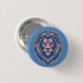 Der Mighty Lion - 'Retro-Warfare' Legacy Button (Vorne & Hinten)