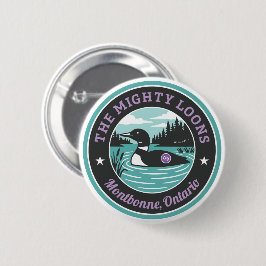 Der Mighty Loons Türkis-Button Button