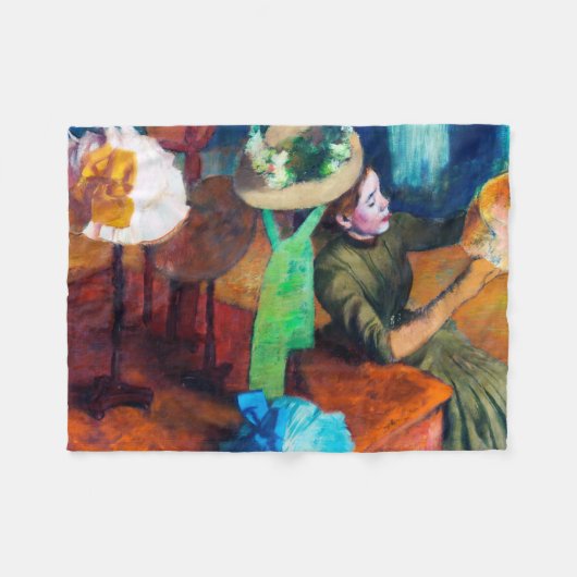 Der Milchladen, Edgar Degas Fleecedecke (Vorderseite (Horizontal))