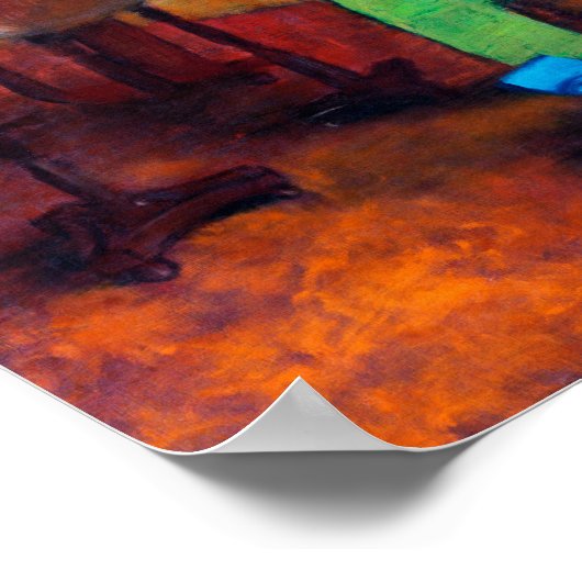 Der Milchladen, Edgar Degas Poster (Ecke)