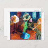 Der Milchladen, Edgar Degas Postkarte (Vorne/Hinten)