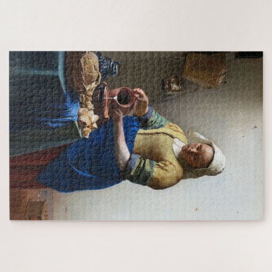 Der Milchmädchen Johannes Vermeer Puzzle (Horizontal)