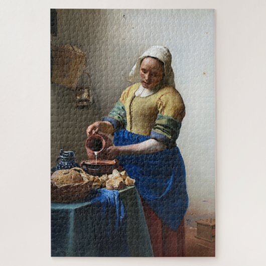 Der Milchmädchen Johannes Vermeer Puzzle (Vertikal)