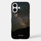 Der Milchstraße nächtliche Himmel. Personalisiert. Case-Mate iPhone Hülle (Rückseite)