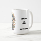 Der Militärdienst der Vereinigten Staaten vergisst Kaffeetasse (VorderseiteRechts)