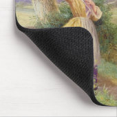 Der Milkmaid, 1860 Mousepad (Ecke)