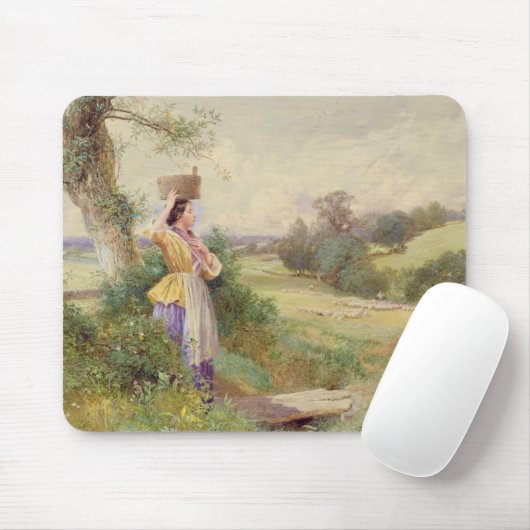 Der Milkmaid, 1860 Mousepad (Mit Mouse)