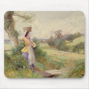 Der Milkmaid, 1860 Mousepad