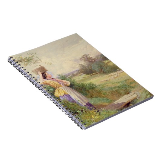 Der Milkmaid, 1860 Notizblock (Rechte Seite)