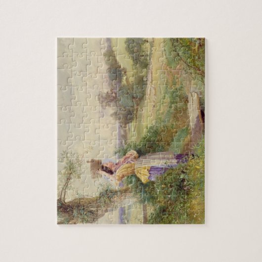 Der Milkmaid, 1860 Puzzle (Vertikal)