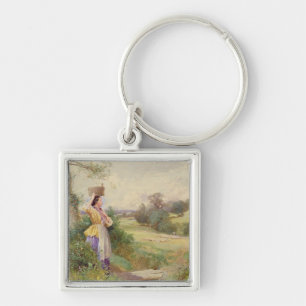 Der Milkmaid, 1860 Schlüsselanhänger