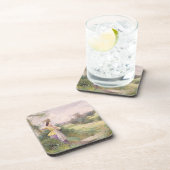 Der Milkmaid, 1860 (w/c auf Papier) Getränkeuntersetzer (Rechte Seite)