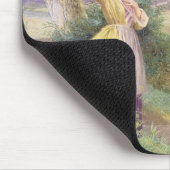 Der Milkmaid, 1860 (w/c auf Papier) Mousepad (Ecke)