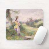 Der Milkmaid, 1860 (w/c auf Papier) Mousepad (Mit Mouse)