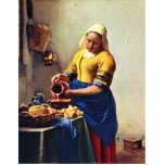 Der Milkmaid [1]. Durch Johannes Vermeer Freistehende Fotoskulptur<br><div class="desc">Der Milkmaid [1]. Durch Johannes Vermeer 
Der Milkmaid [1]. ist eine Arbeit des berühmten Künstlers,  Johannes Vermeer. Gezeichnet um CA 1660 unter Verwendung des Öls auf Leinwand-Technik und sitzt jetzt bei Rijksmuseum Amsterdam.  
 
 Besichtigen Sie unseren Speicher,  Zazzle.Com/Artcollection</div>