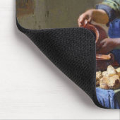 Der Milkmaid, c.1658-60 (Öl auf Leinwand) Mousepad (Ecke)