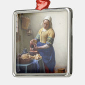 Der Milkmaid, c.1658-60 (Öl auf Leinwand) Ornament Aus Metall (Links)
