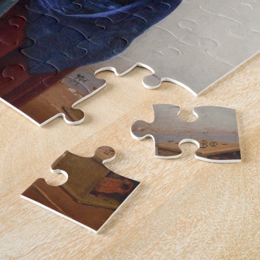 Der Milkmaid, c.1658-60 (Öl auf Leinwand) Puzzle (Seite)