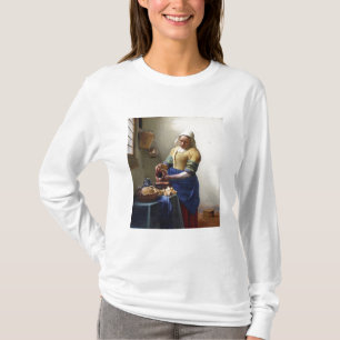 Der Milkmaid, c.1658-60 (Öl auf Leinwand) T-Shirt