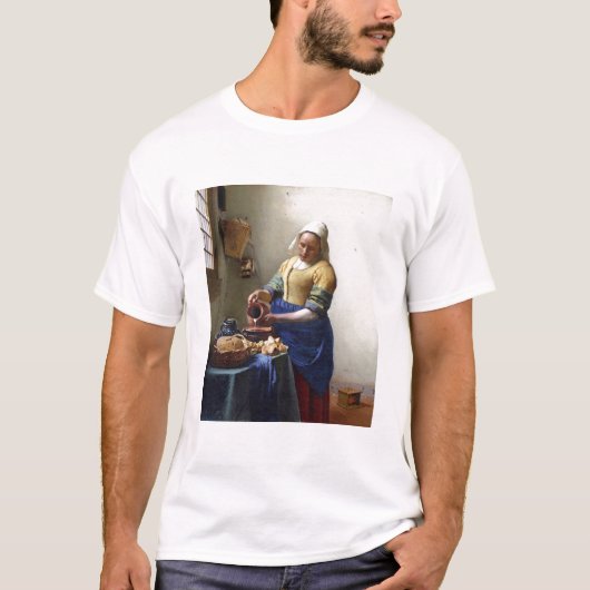 Der Milkmaid, c.1658-60 (Öl auf Leinwand) T-Shirt (Vorderseite)