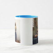 Der Milkmaid, c.1658-60 (Öl auf Leinwand) Tasse (Zentrum)