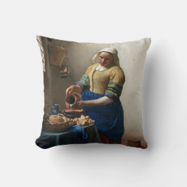 Der Milkmaid durch Johannes Vermeer Kissen