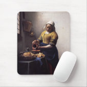 Der Milkmaid durch Johannes Vermeer Mousepad (Mit Mouse)