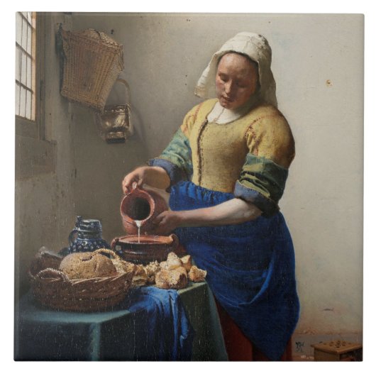DER MILKMAID FLIESE (Vorderseite)
