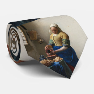 Der Milkmaid Johannes Vermeer Krawatte
